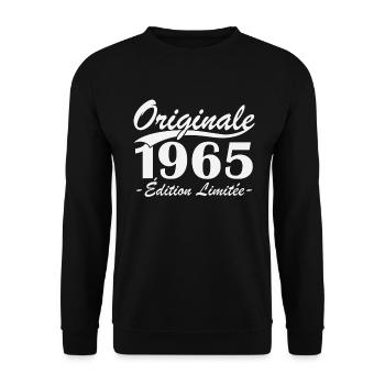Originale 1965 édition limitée - Sweat-shirt Unisexe - noir - Devant - Alina (178cm) & Michal (187cm)