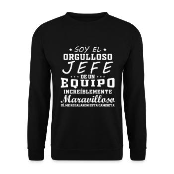 Fun for the in the office prides - Unisex Sweatshirt - black - Front - Alina (178cm) & Michal (187cm)