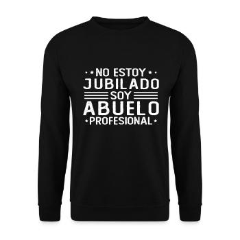 Je ne suis pas à la retraite, je suis un grand-père professionnel - Sweat-shirt Unisexe - noir - Devant - Alina (178cm) & Michal (187cm)