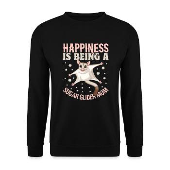 sucre, planeur, planeurs, amour, mignon, - Sweat-shirt Unisexe - noir - Devant - Alina (178cm) & Michal (187cm)