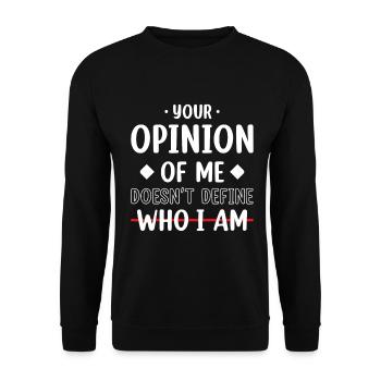 Motivational, Journal, Daily, Anniversary, - Unisex Sweatshirt - black - Front - Alina (178cm) & Michal (187cm)