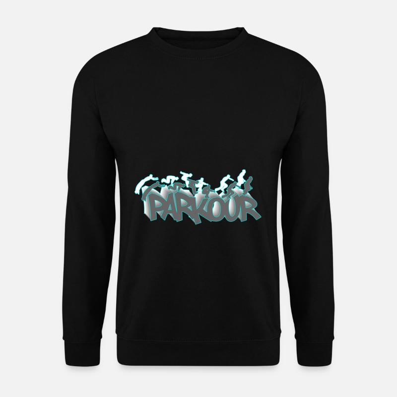 Parkour Obstacle Course Freerunning - Unisex Sweatshirt - black