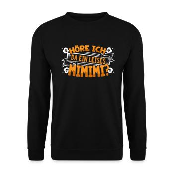 Mimimi - Unisex Pullover - Schwarz - Vorne - Alina (178cm) & Michal (187cm)