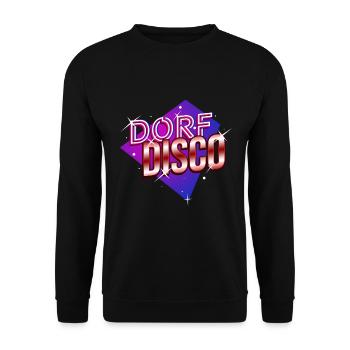 Dorfdisko - Unisex Pullover - Schwarz - Vorne - Alina (178cm) & Michal (187cm)