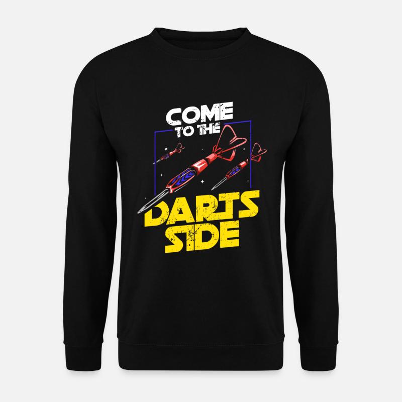 Dart-Spieler Spruch - Unisex Pullover - Schwarz