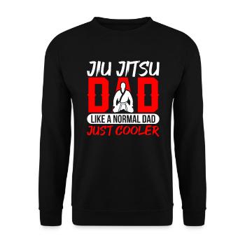 Arts martiaux Jiu Jitsu - Sweat-shirt Unisexe - noir - Devant - Alina (178cm) & Michal (187cm)