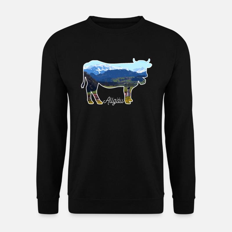 Allgäu Alpen Bayern - Unisex Pullover - Schwarz