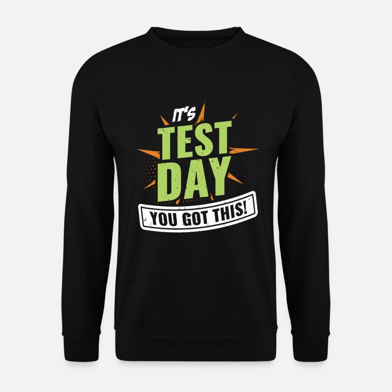 Funny Testing Teacher Preschool Teacher - Unisex Pullover - Schwarz
