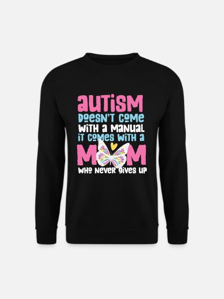 Autism Mom Autism Awareness Autism Superhero - Unisex Sweatshirt - black