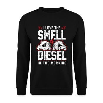 Idée cadeau drôle de chauffeur de camion - Sweat-shirt Unisexe - noir - Devant - Alina (178cm) & Michal (187cm)
