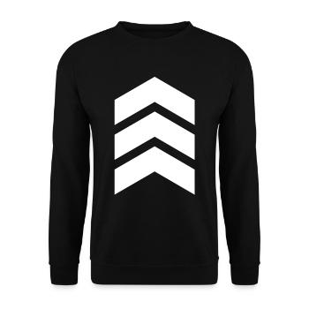 Enseignant en éducation spécialisée de sensibilisation au syndrome de Down - Sweat-shirt Unisexe - noir - Devant - Alina (178cm) & Michal (187cm)