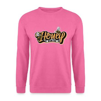 Abeille à miel Honey Hunter Apiculteur - Sweat-shirt Unisexe - rose - Devant