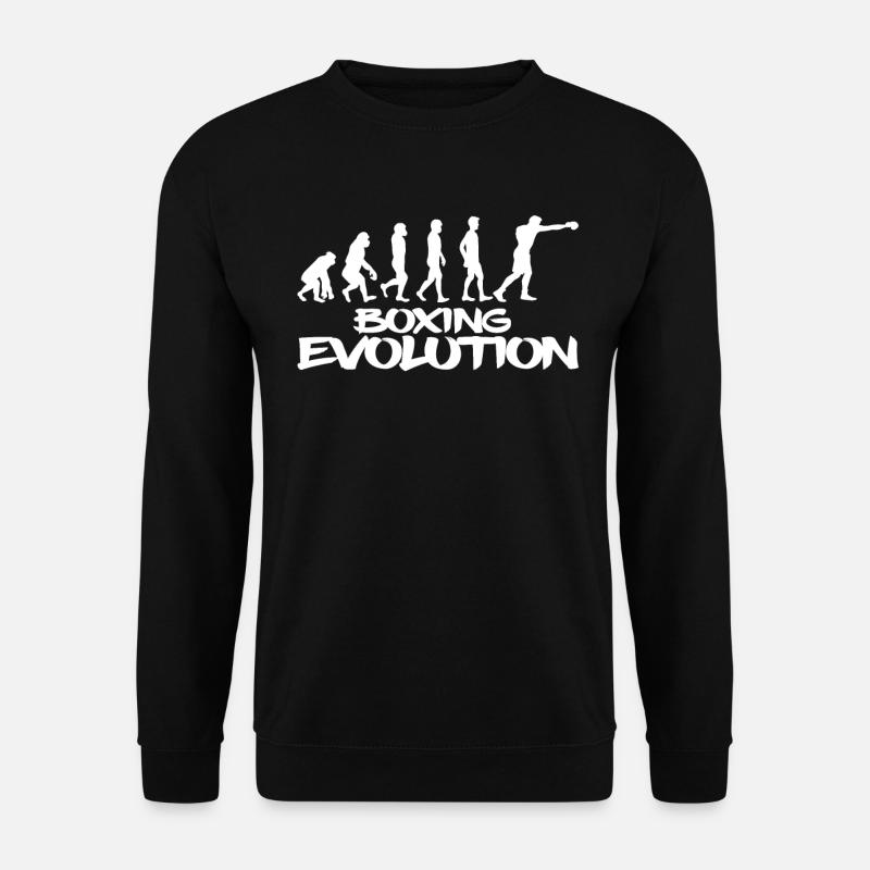 Boxing evolution - Unisex Sweatshirt - black