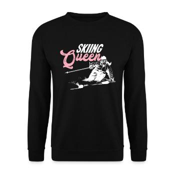 Ski cadeau de sports d'hiver d'hiver - Sweat-shirt Unisexe - noir - Devant - Alina (178cm) & Michal (187cm)