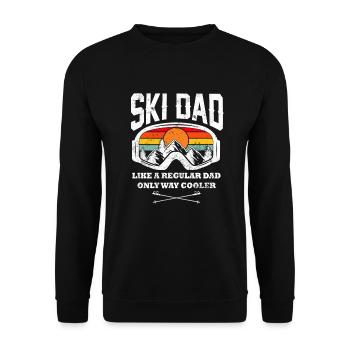 Ski cadeau de sports d'hiver d'hiver - Sweat-shirt Unisexe - noir - Devant - Alina (178cm) & Michal (187cm)