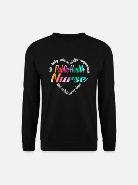 Public health nurse - Unisex Sweatshirt - black