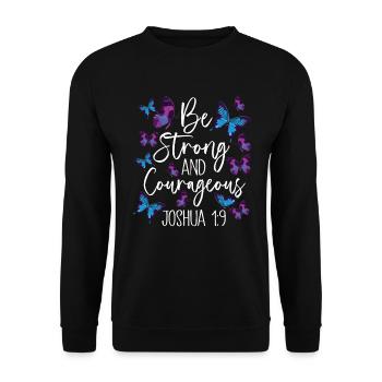 Religion biblique chrétienne - Sweat-shirt Unisexe - noir - Devant - Alina (178cm) & Michal (187cm)