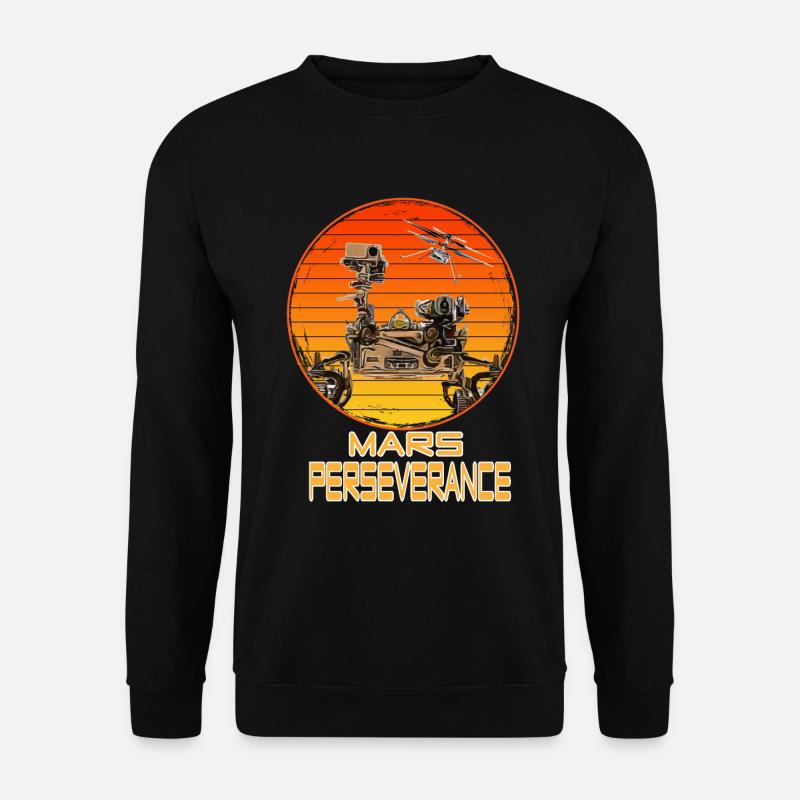 Mars Perseverance Rover Mars Mission - Unisex Sweatshirt - black