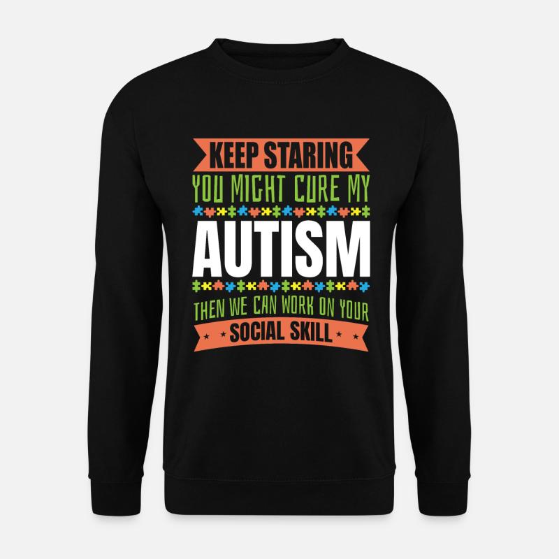 Autismus Bewusstsein - Unisex Pullover - Schwarz