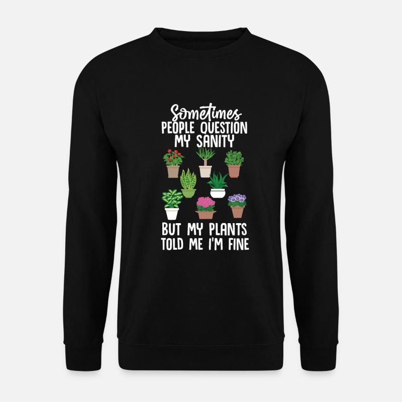 Gardener Plants - Unisex Sweatshirt - black