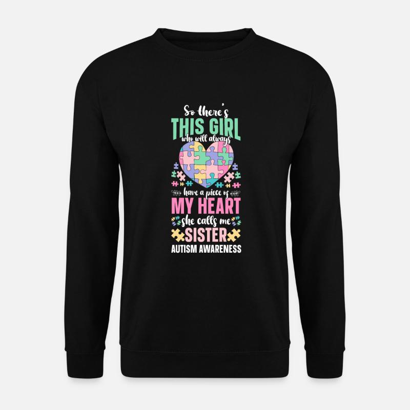 Autismus Bewusstsein - Unisex Pullover - Schwarz