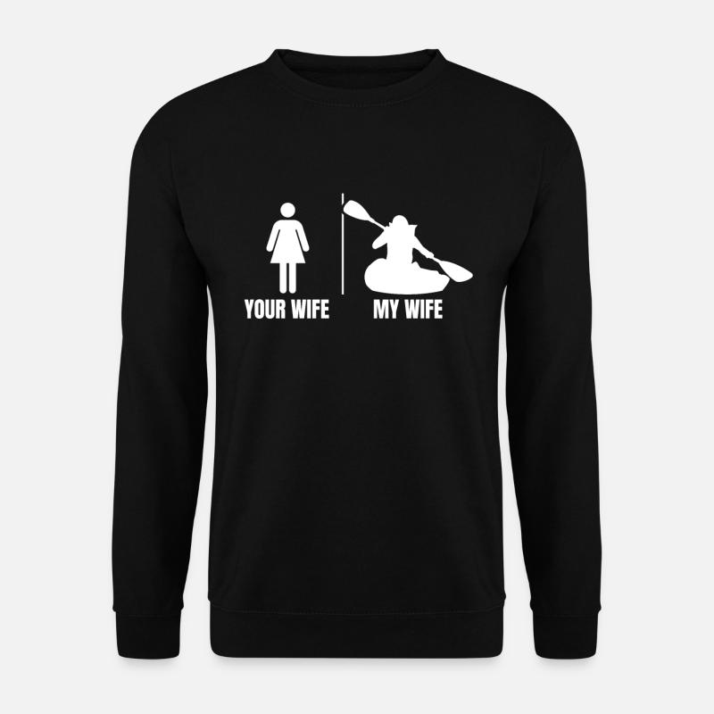 Kajak - Unisex Pullover - Schwarz