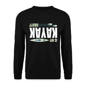 Kajak - Sweat-shirt Unisexe - noir - Devant - Alina (178cm) & Michal (187cm)