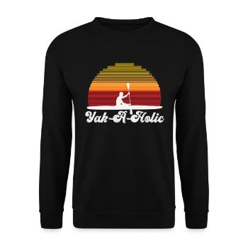 Kajak - Sweat-shirt Unisexe - noir - Devant - Alina (178cm) & Michal (187cm)