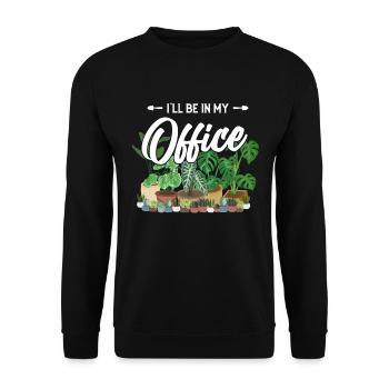Gardener Plants - Unisex Sweatshirt - black - Front - Alina (178cm) & Michal (187cm)