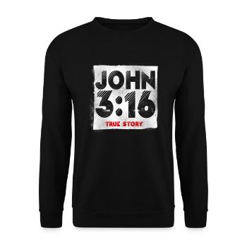 Religion biblique chrétienne - Sweat-shirt Unisexe - noir - Devant - Alina (178cm) & Michal (187cm)