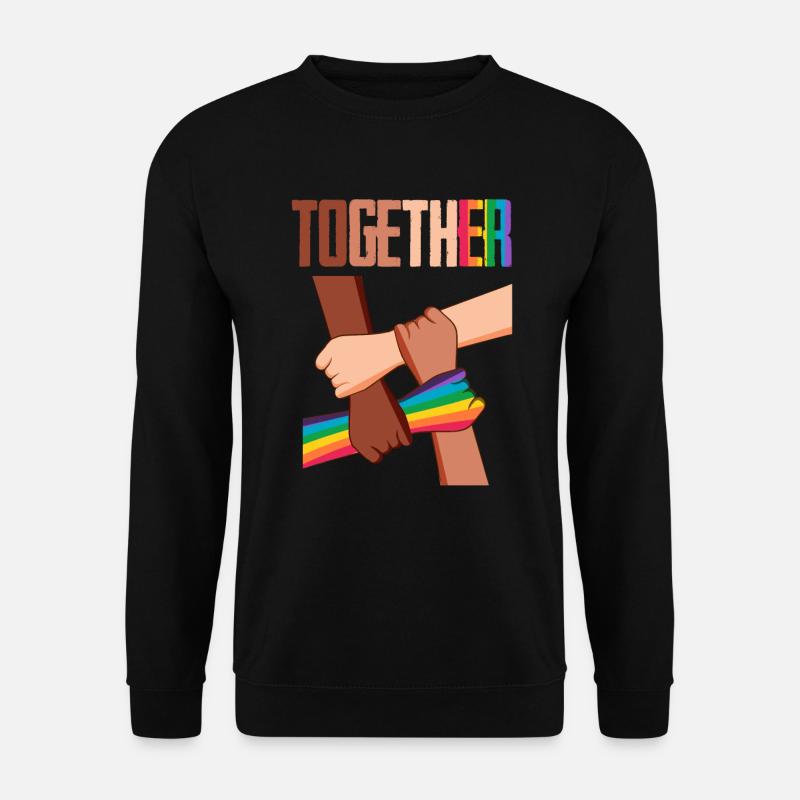 Equality Social Justice Human - Unisex Pullover - Schwarz
