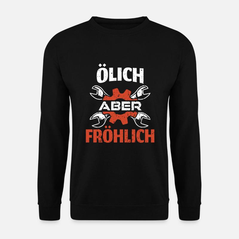 Ölich aber fröhlich KFZ Mechaniker Mechatroniker - Unisex Pullover - Schwarz
