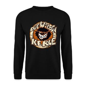 Die Wilden Kerle Est. 2000 Retro - Unisex Pullover - Schwarz - Vorne - Alina (178cm) & Michal (187cm)