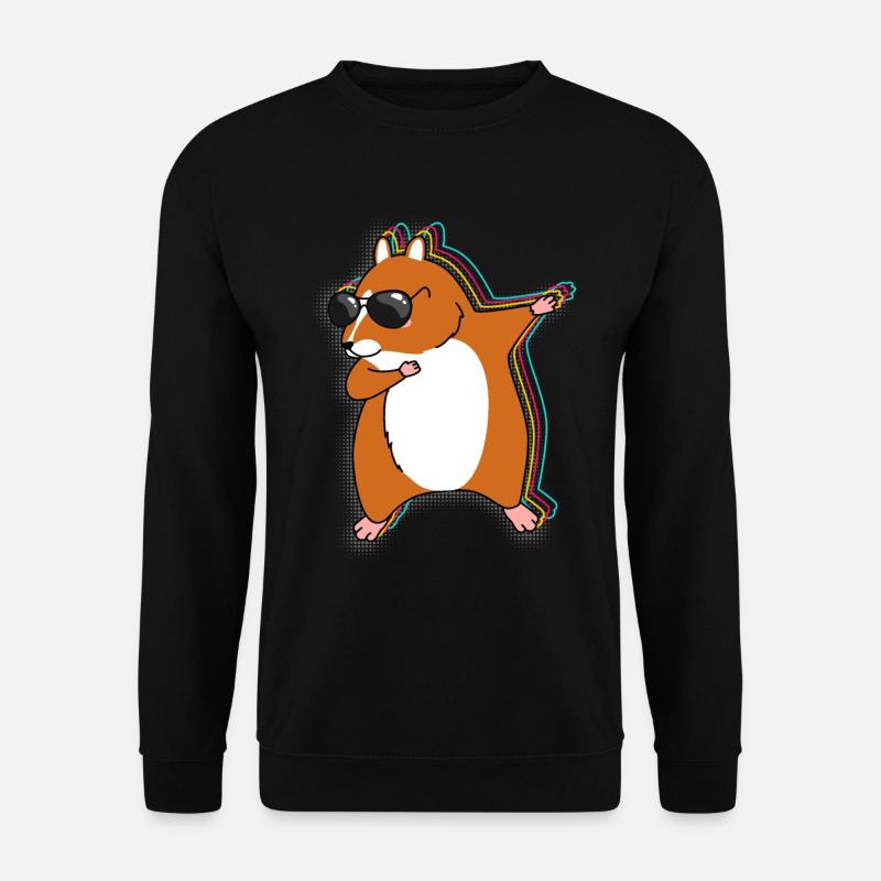 Hamster Dab - Unisex Sweatshirt - black