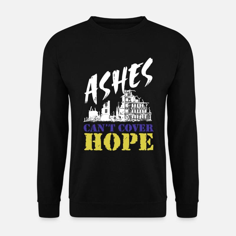 Hoffnung Ukraine - Unisex Pullover - Schwarz