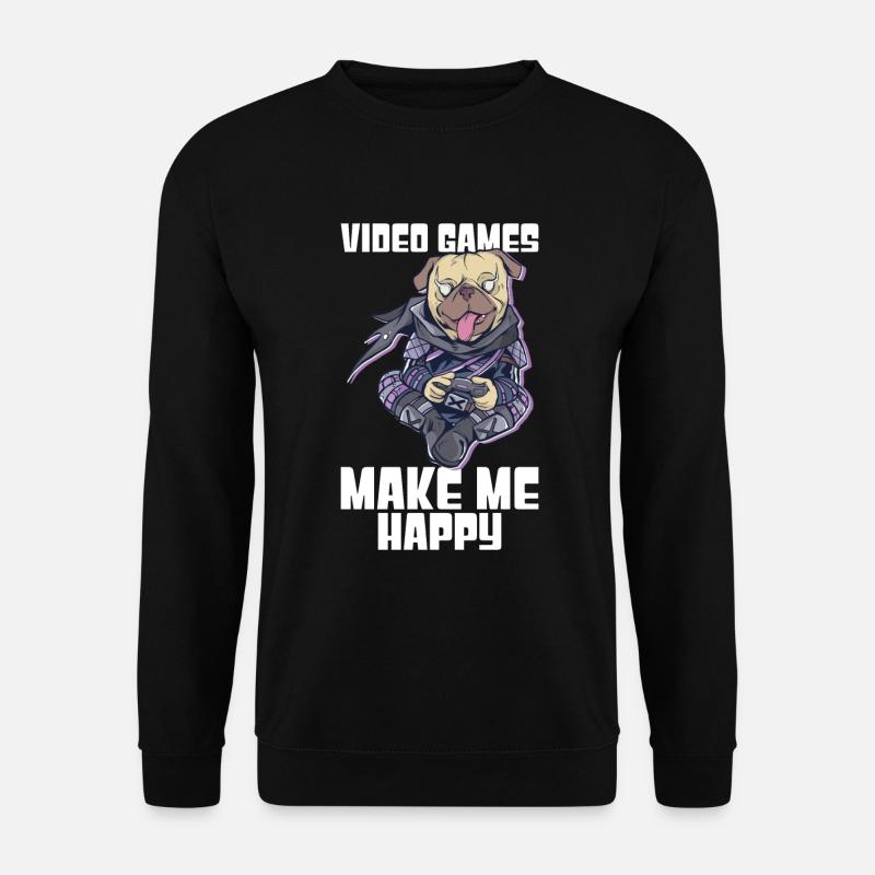 Chien de jeu - Sweat-shirt Unisexe - noir