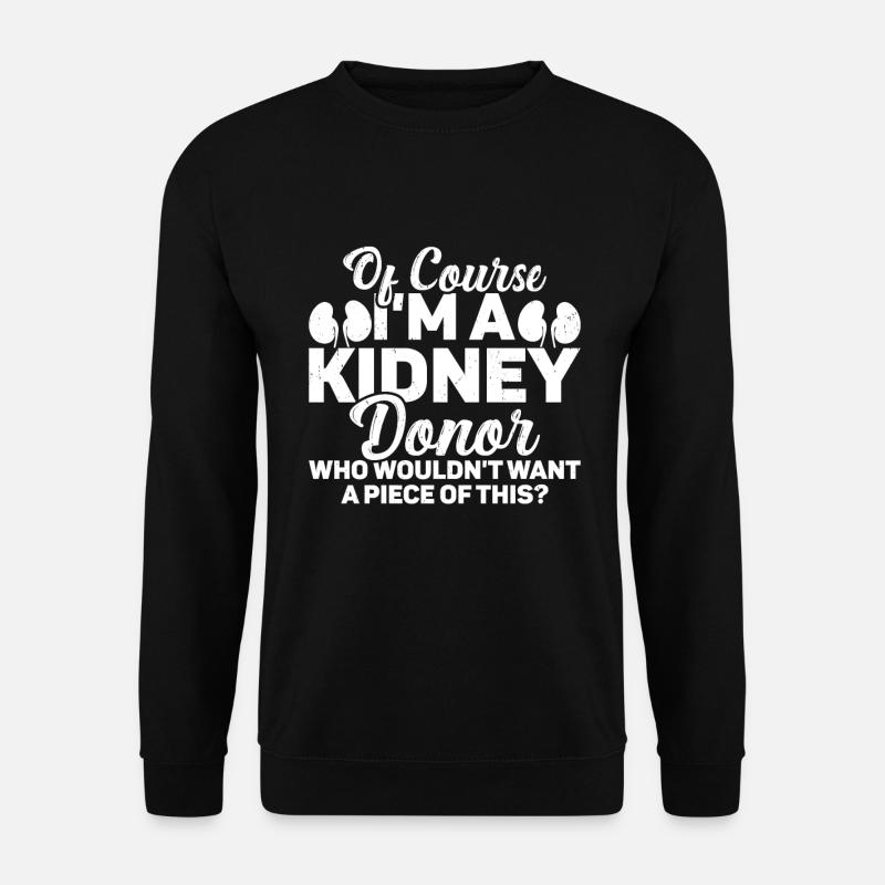Nierenspender - Unisex Pullover - Schwarz