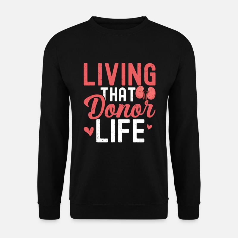 Nierenspender - Unisex Pullover - Schwarz