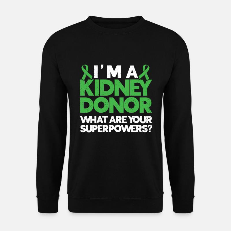 Nierenspender - Unisex Pullover - Schwarz
