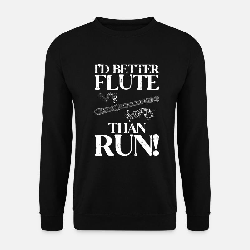 Flute - Unisex Sweatshirt - black