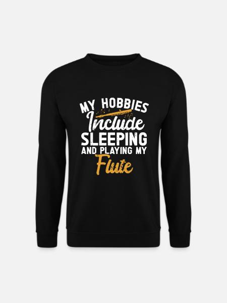 Flûte - Sweat-shirt Unisexe - noir