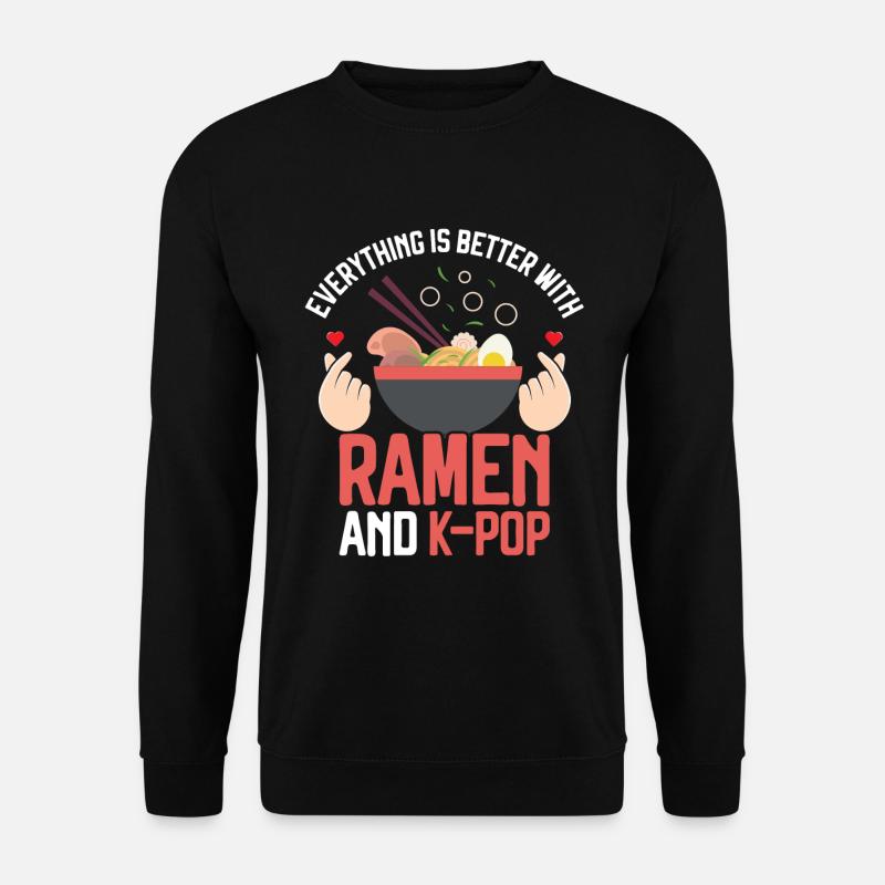 Ramen K-Pop - Unisex Pullover - Schwarz