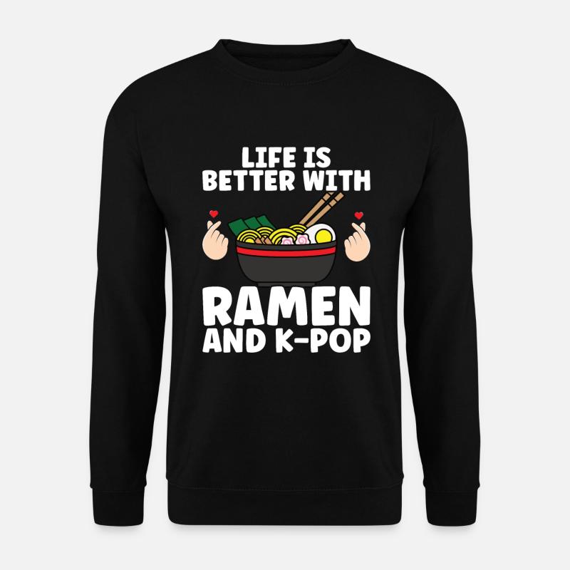 Ramen K-Pop - Sweat-shirt Unisexe - noir
