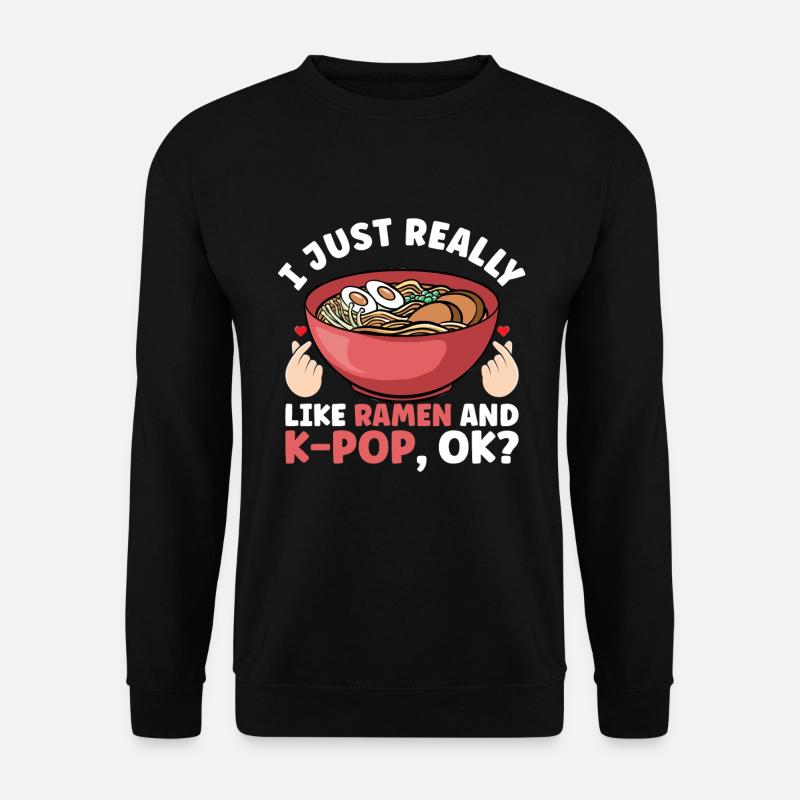 Ramen K-Pop - Unisex Pullover - Schwarz