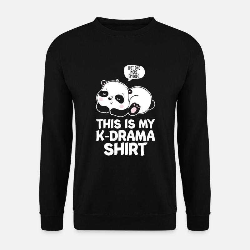 Panda K-Drama - Unisex Sweatshirt - black