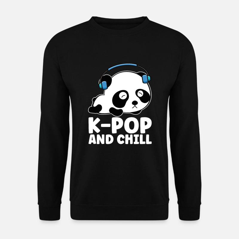 K-Pop Panda - Sweat-shirt Unisexe - noir