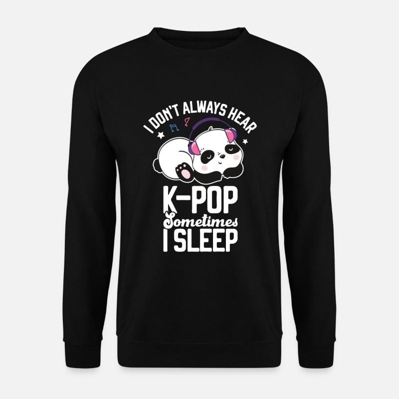 K-Pop Panda - Unisex Sweatshirt - black