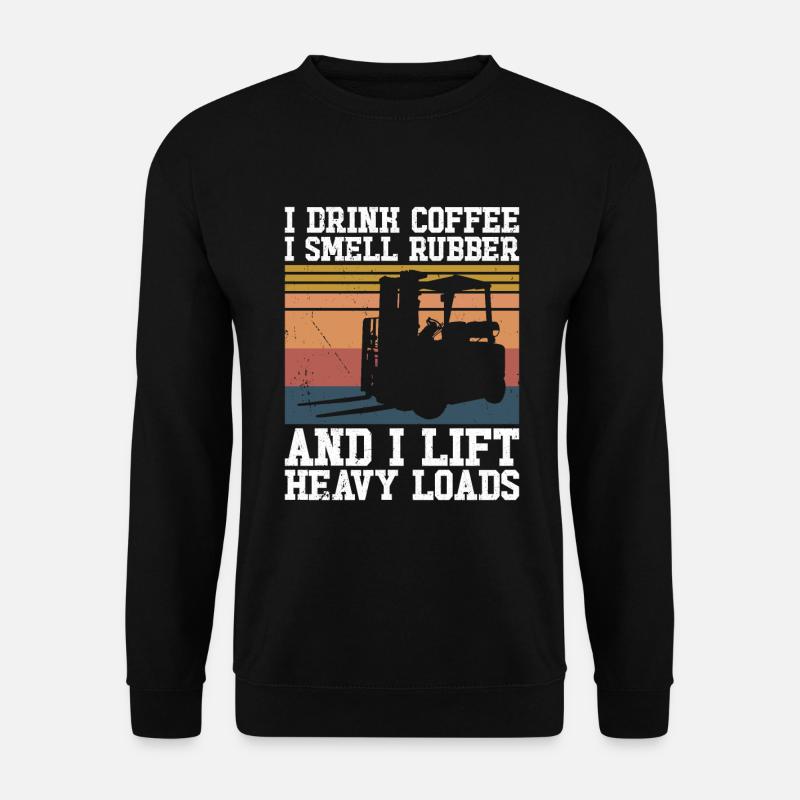 Conducteur de chariot élévateur - Sweat-shirt Unisexe - noir