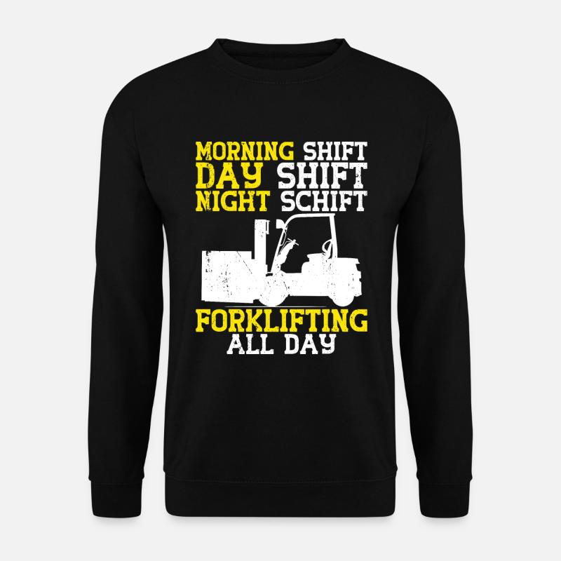 Forklift driver - Unisex Sweatshirt - black