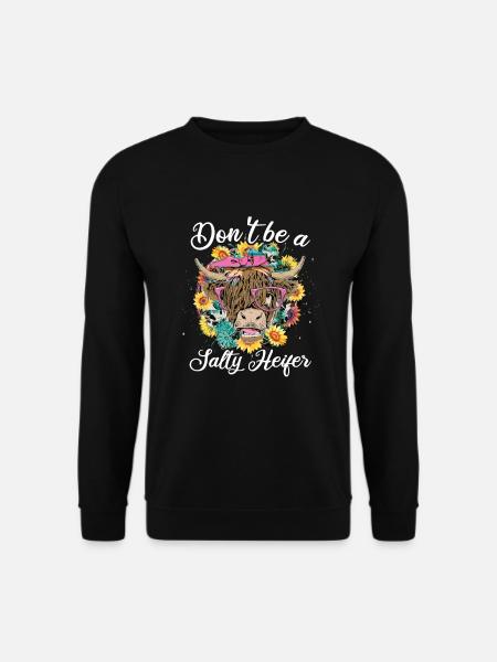 Highland cow - Unisex Sweatshirt - black